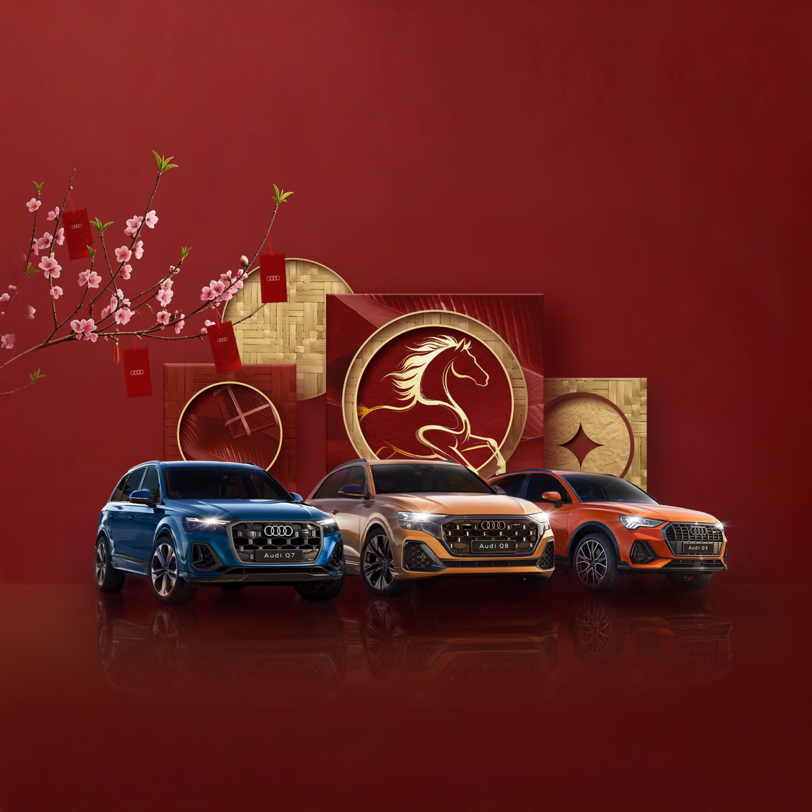 Audi Việt Nam ra mắt chương trình ưu đãi "Đặc quyền Tết – Chạm đam mê" chào đón năm mới 2026