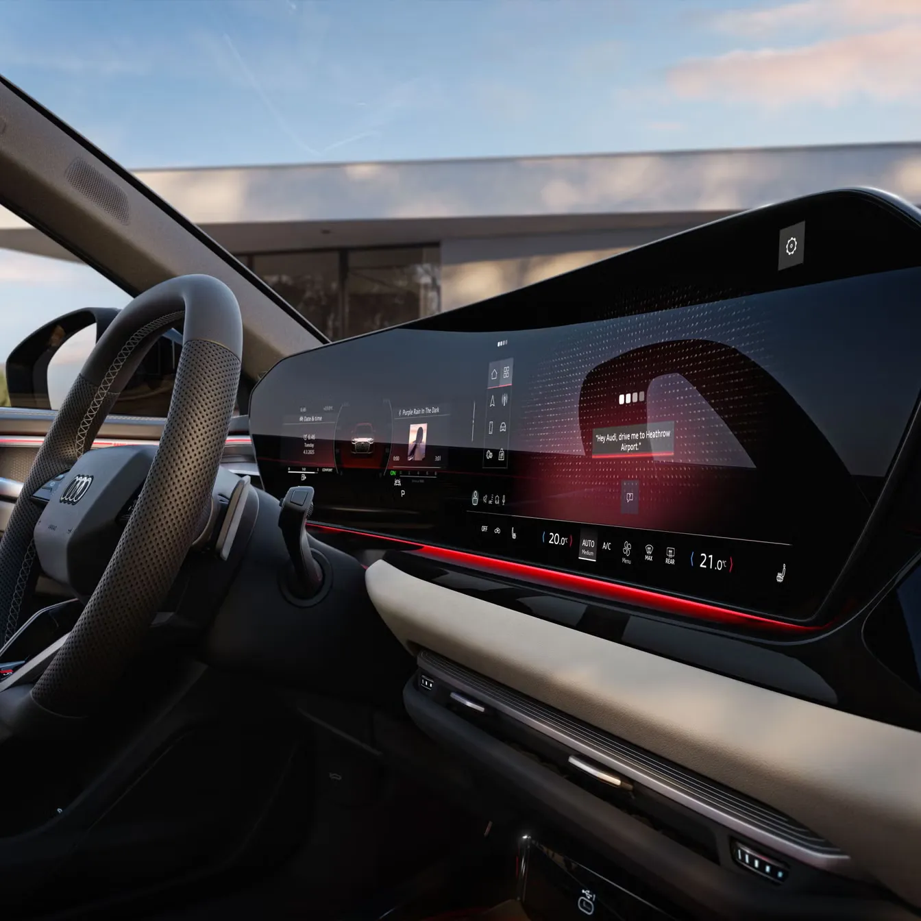 Giải trí độc quyền cho hành khách phía trước.