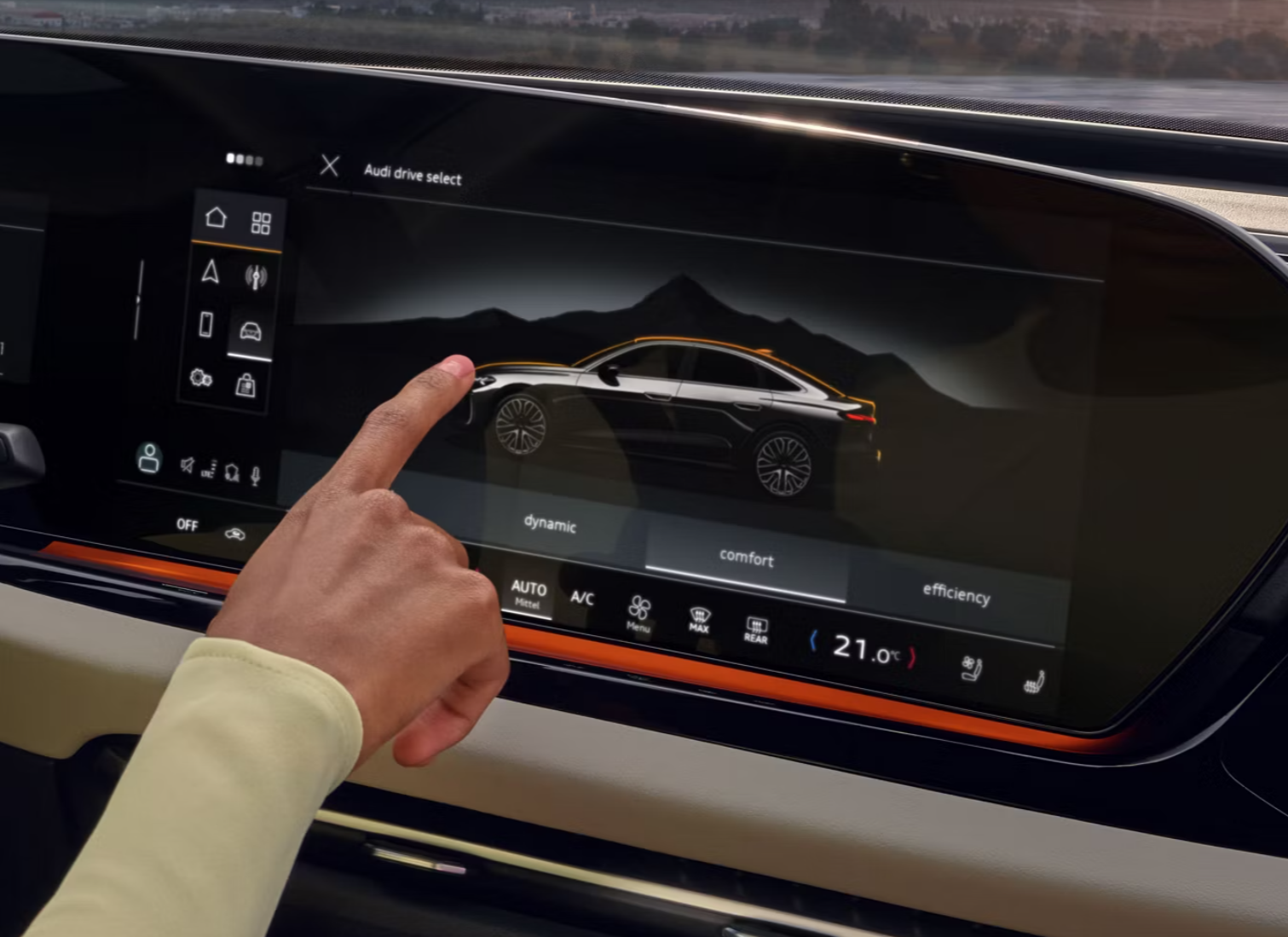 Các chế độ lái Audi drive select